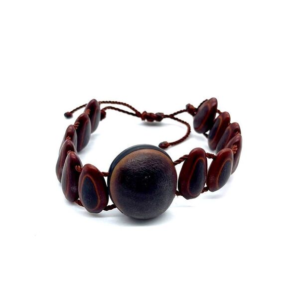 Wooden Adjustable Bracelet - Picture 1 of 3